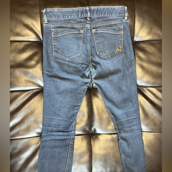 Express Stella Low Rise Ankle Skinny Denim Jeans, Size 6, Y2K, - Picture 3 of 5